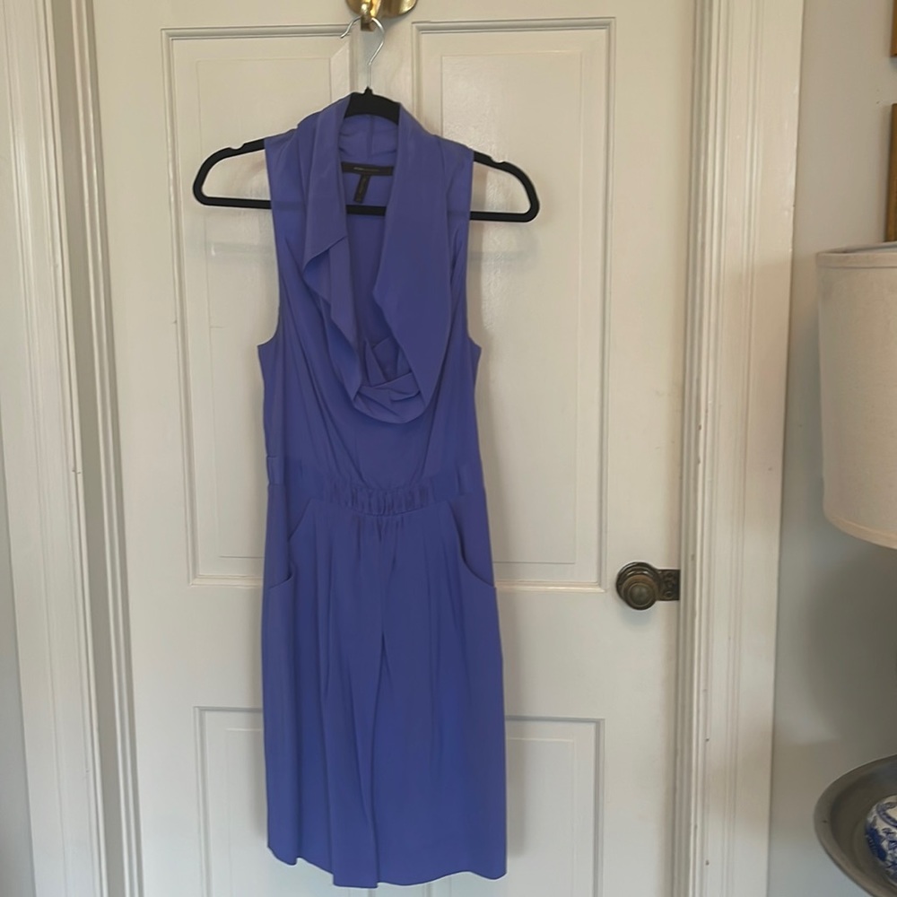 BCBG MaxAzria Periwinkle Dress. 100% Silk. Size XS.